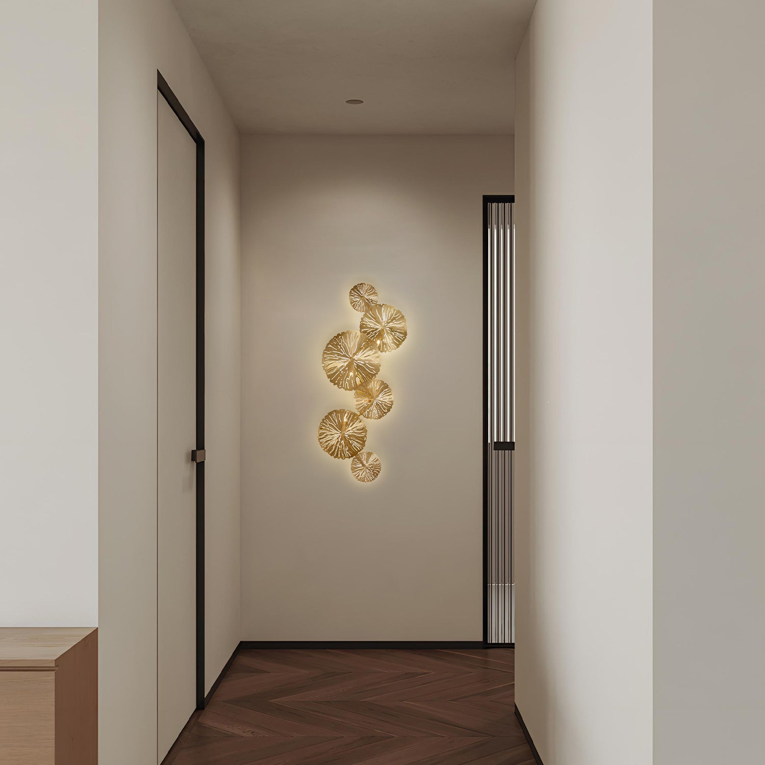 Golden Flora Radiance Sconce