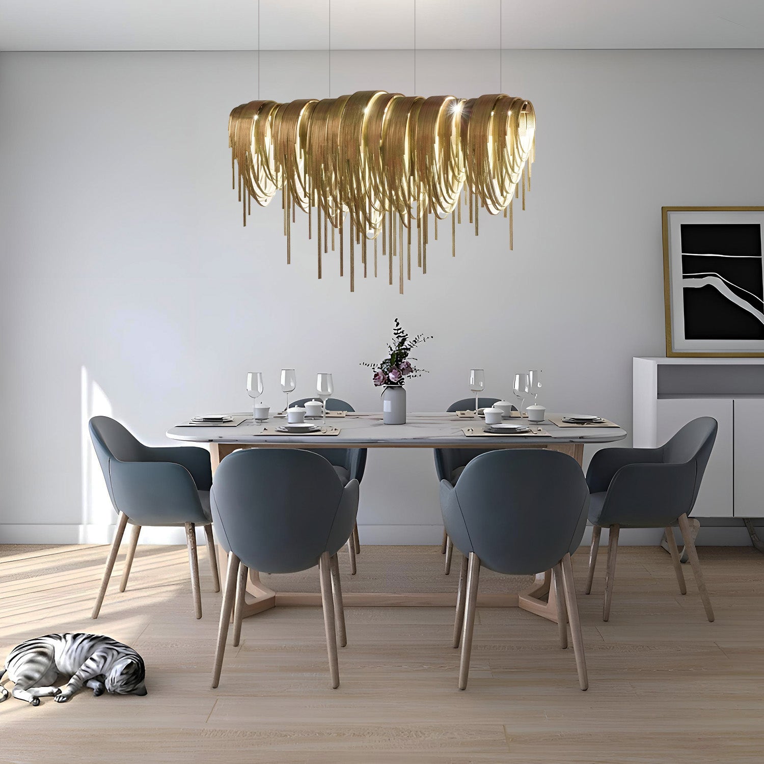 Length Chains Chandelier