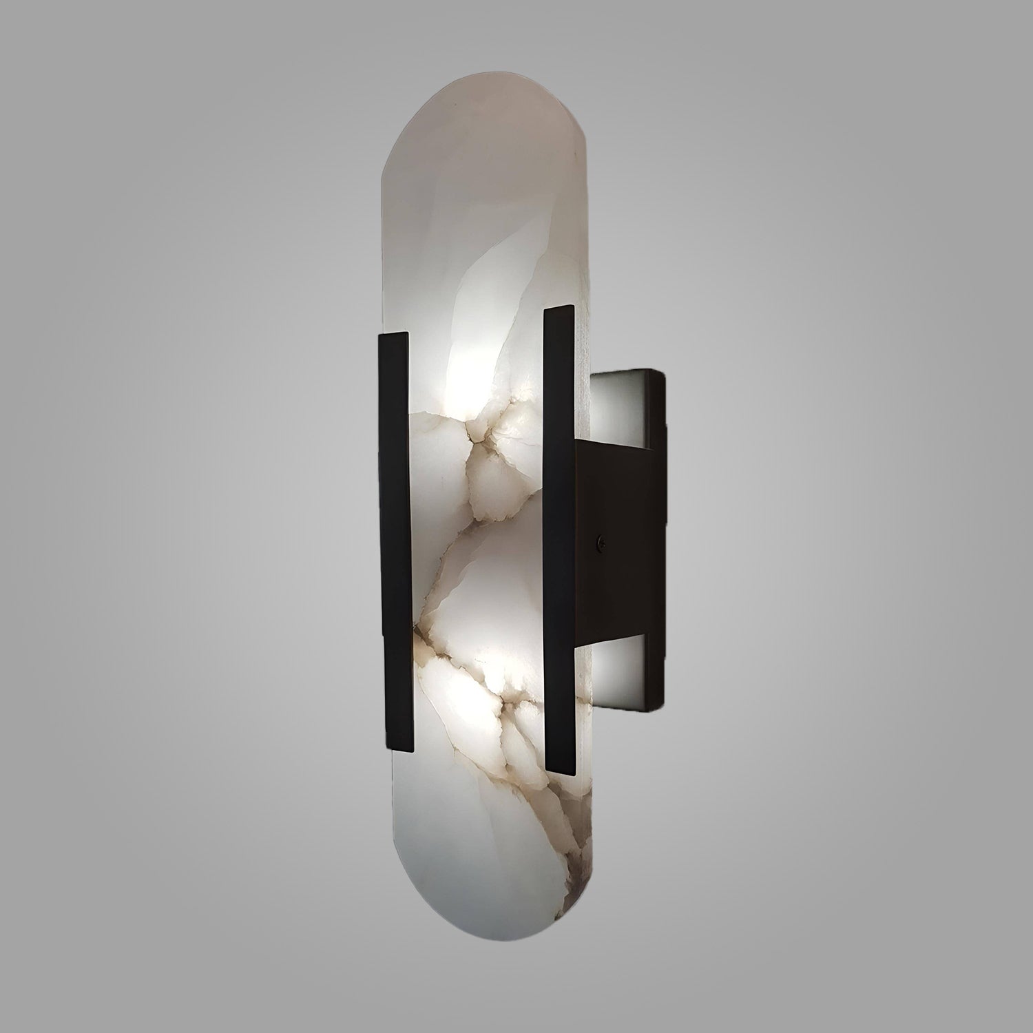 Melange Elongated Alabaster Wall Lamp_LD001