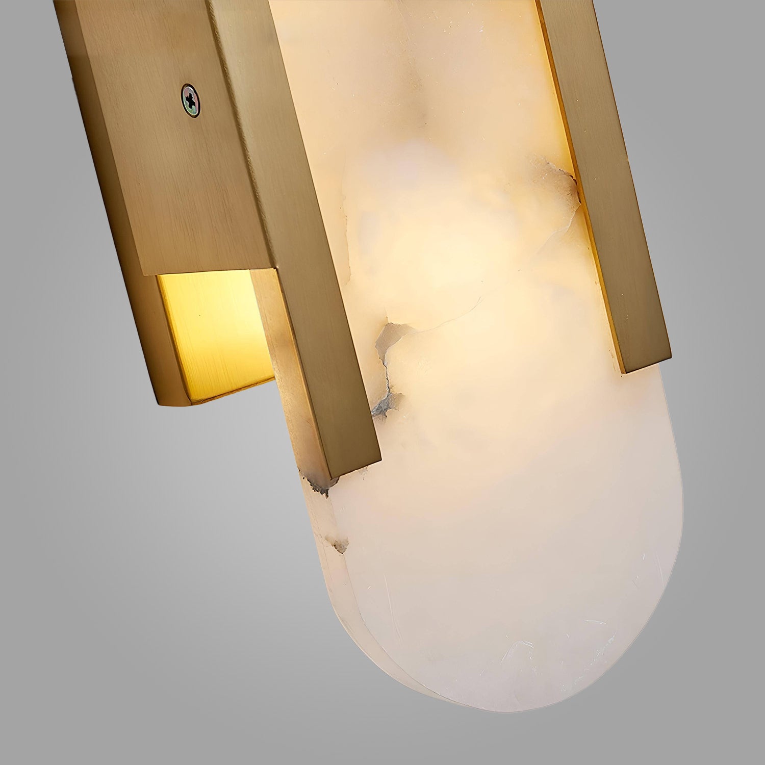 Melange Elongated Alabaster Wall Lamp_LD005