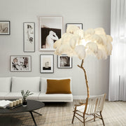 Ostrich_Feather_Brass_Floor_Lamp_LD003Floor_Lamp_LD003