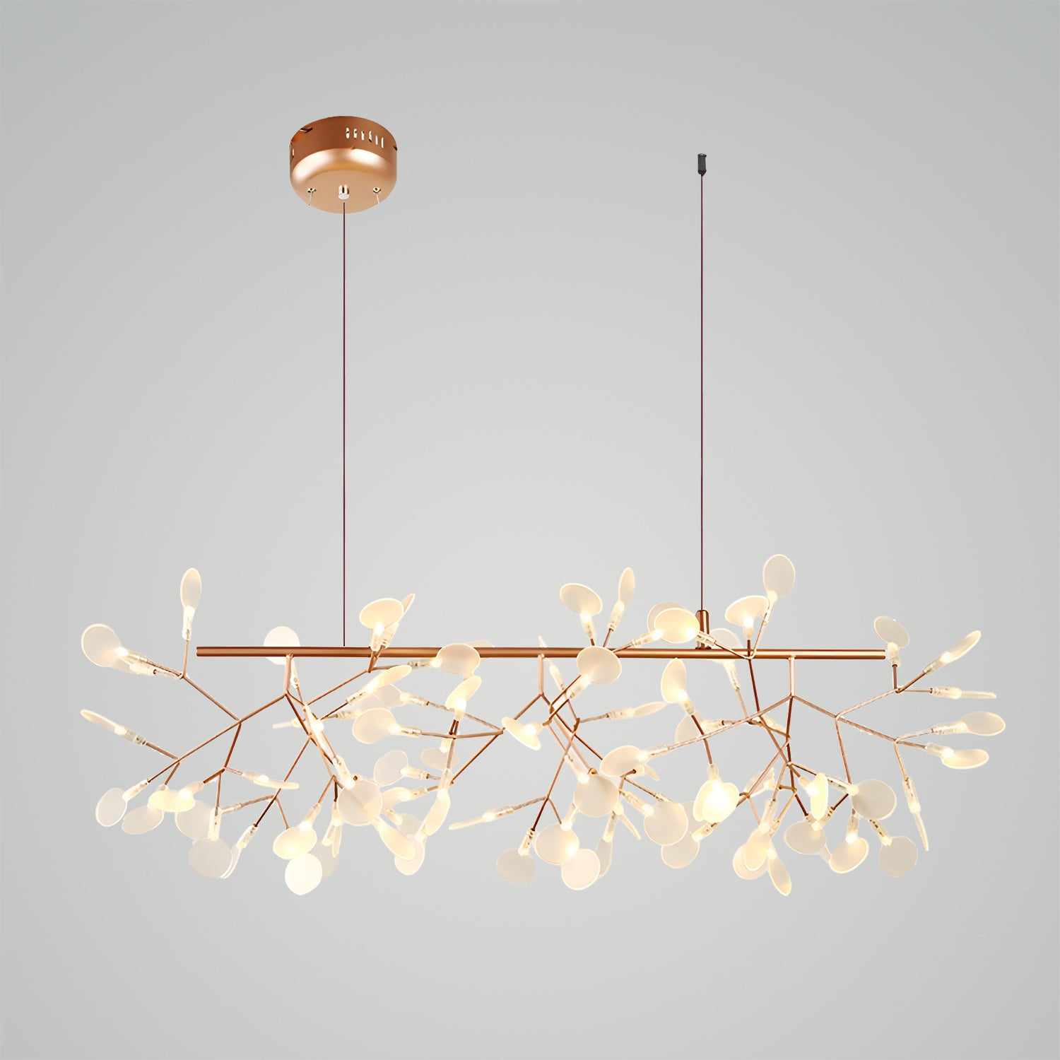 Rose Gold Firefly LED Chandelier