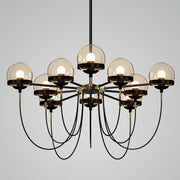 Saturnus Chandelier - Eclipse Orb Chandelier