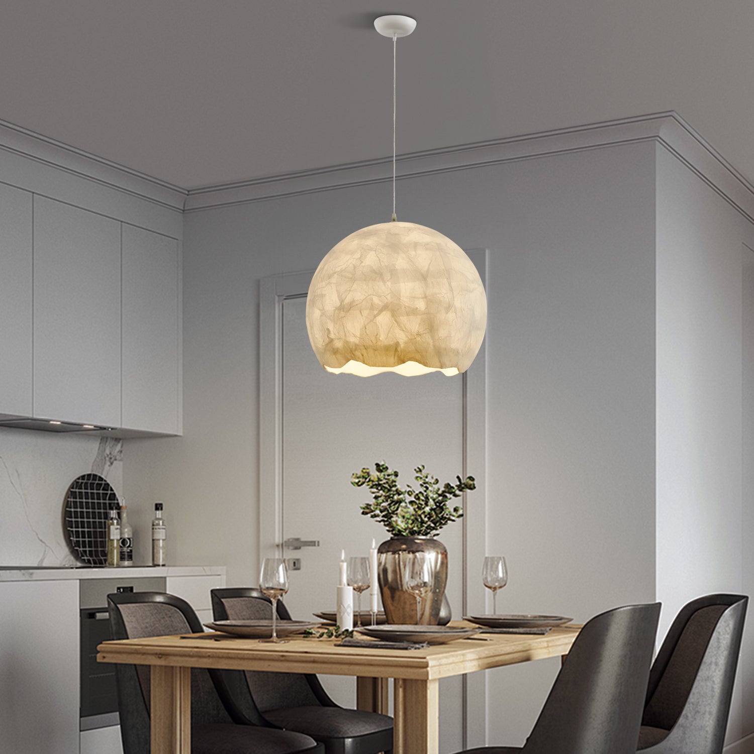 Silk Luna Pendant Lamp_LD002