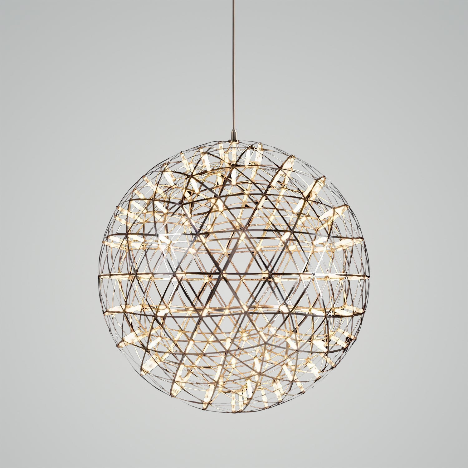 Silver Spark Ball Pendant Light