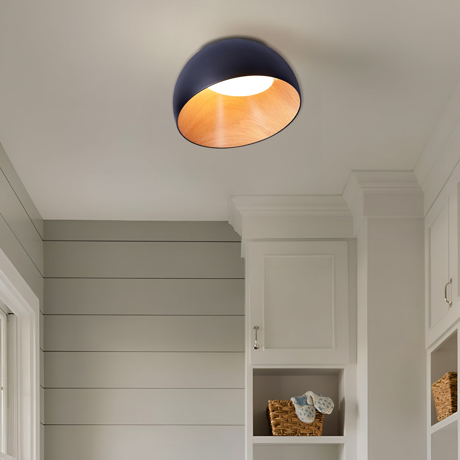 Vibia_Duo Ceiling Light - Lumina Halo Wood Accent Ceiling Light_LD004D004