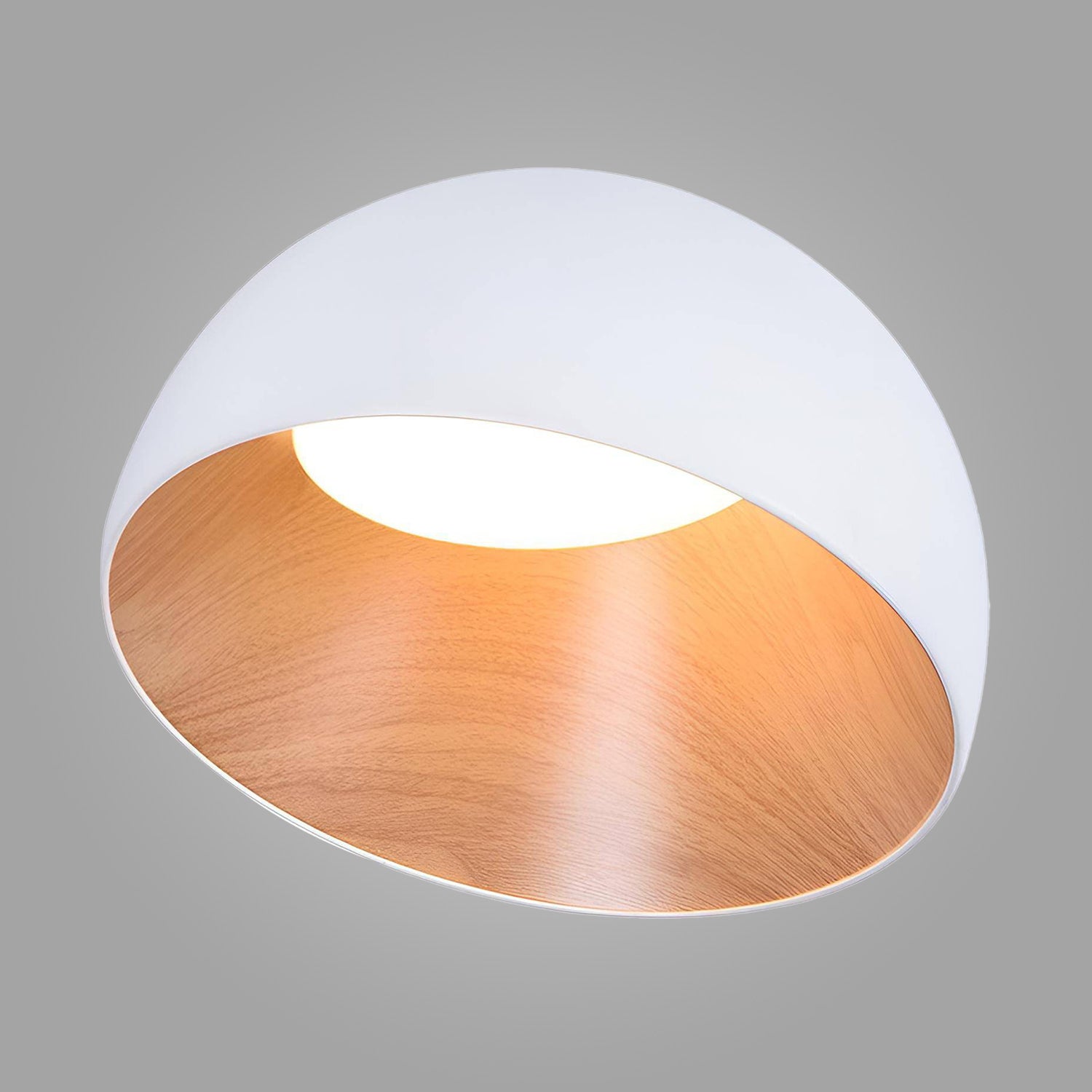 Vibia_Duo Ceiling Light - Lumina Halo Wood Accent Ceiling Light_LD007D007