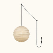 Washi Paper Pendant Swag Lamp