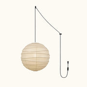 Washi Paper Pendant Swag Lamp