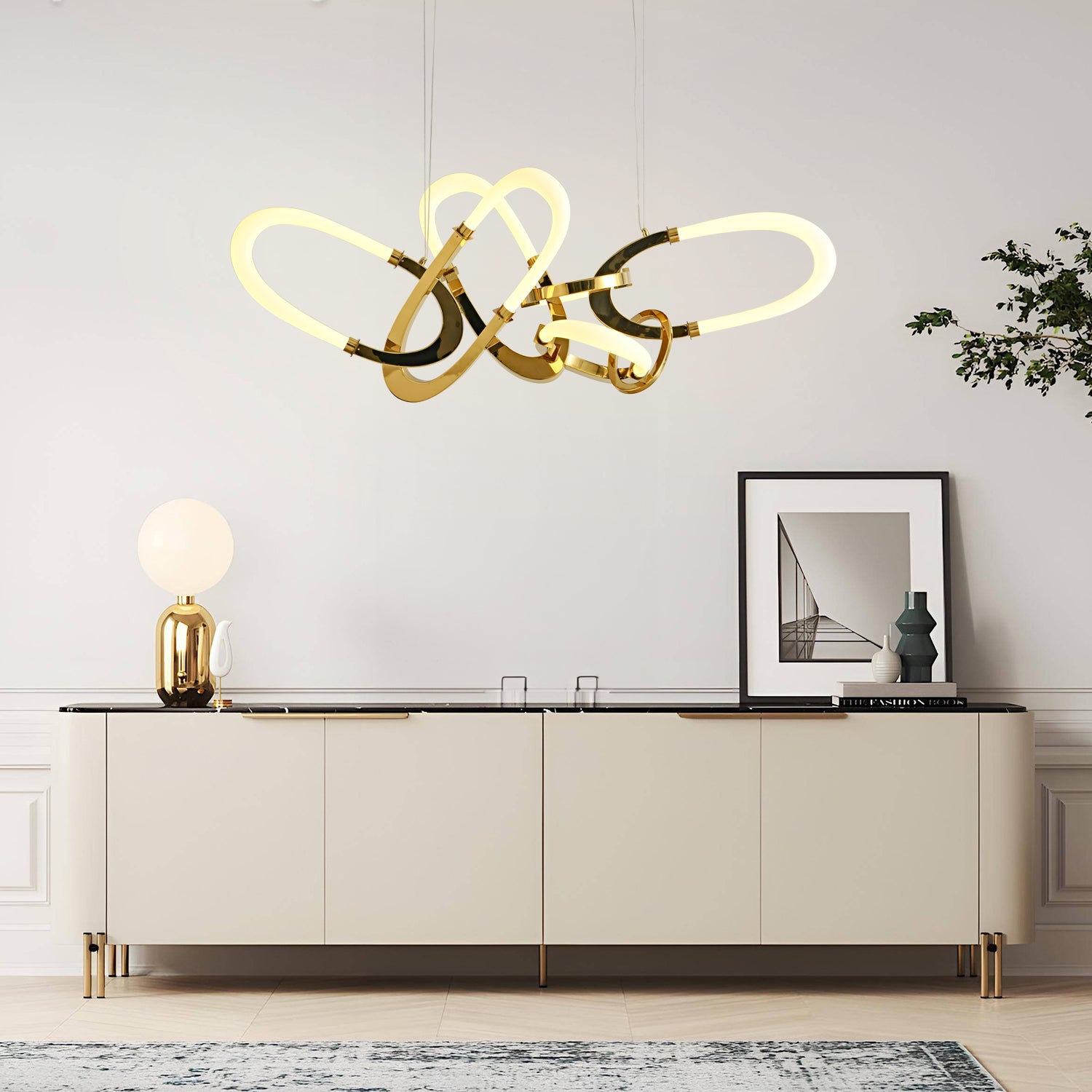 Serenity Swirl Chandelier