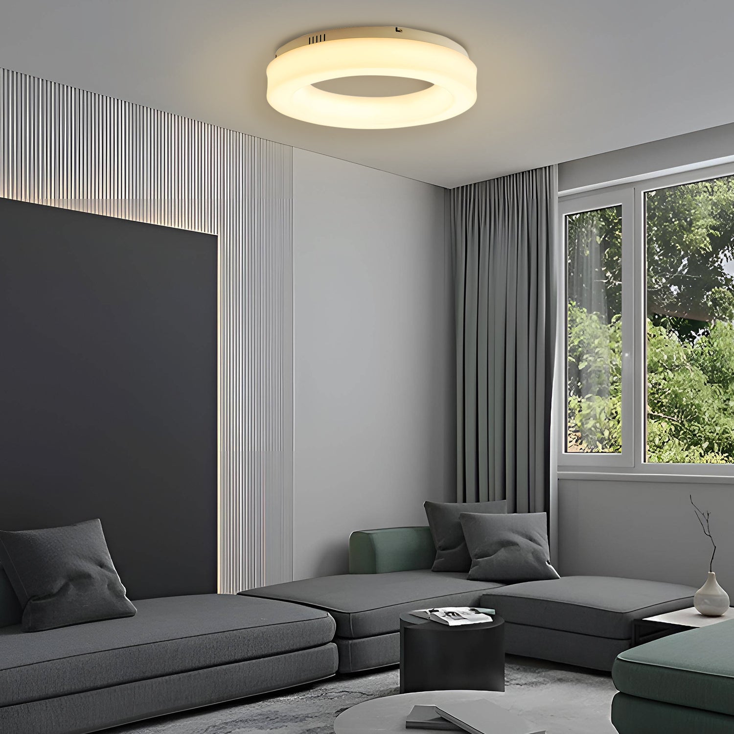 HaloGlow Modern Ceiling Light