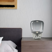 Sleek Aura Glass Vessel Table Lamp