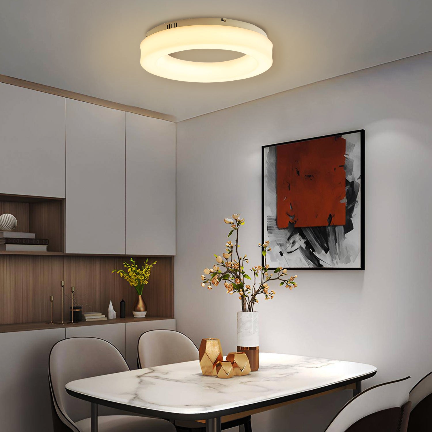 HaloGlow Modern Ceiling Light