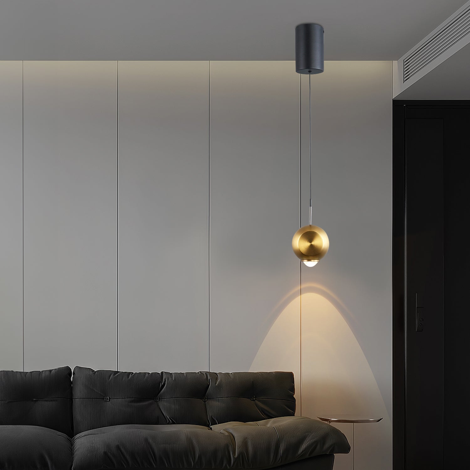 Golden Globe Pendant Light