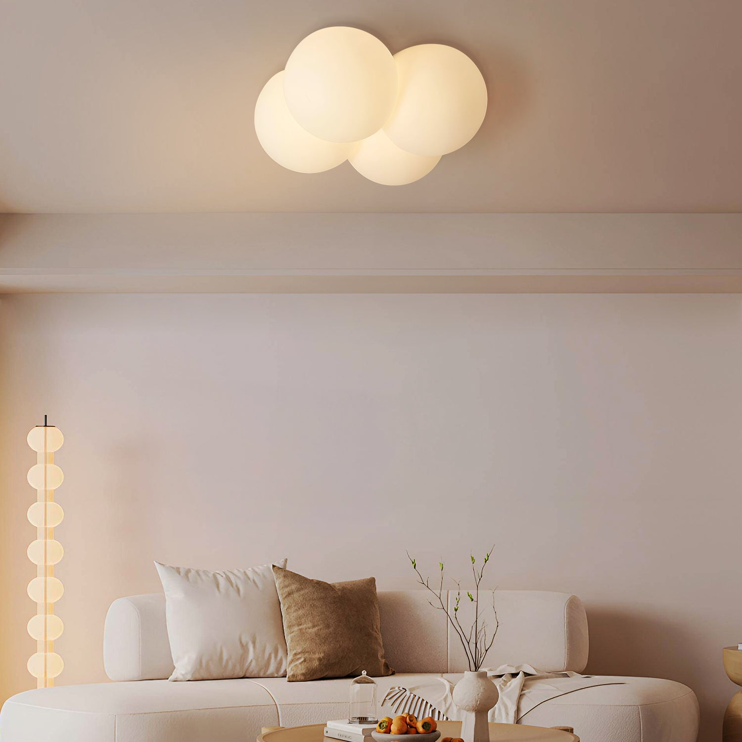 Luminous Cloud Flush Mount Ceiling Light